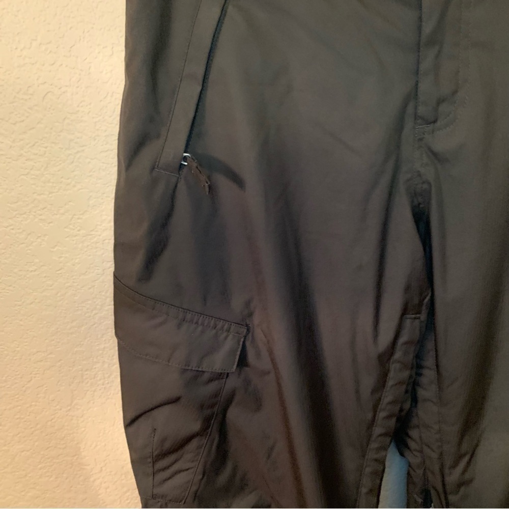 Sims Snowboarding Pants XS Charcoal Grey Blue Lining Pockets Boot Cut EUC - Picture 4 of 12